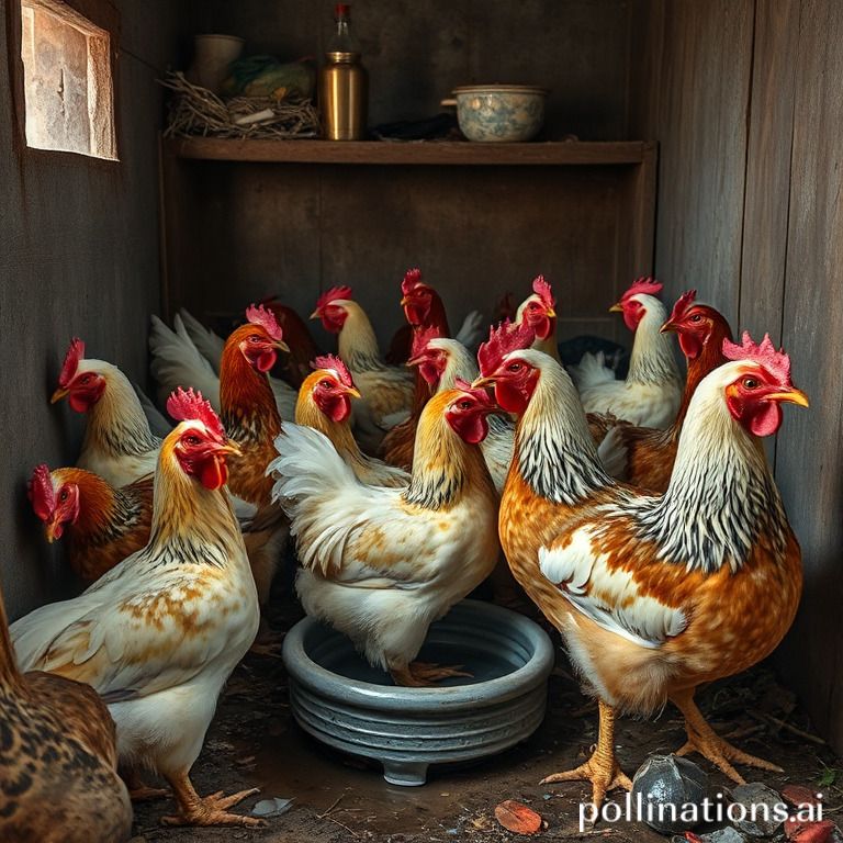 what causes diarrhea in chickens